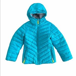 C9 Champion Turquoise Blue Puffer Jacket Coat